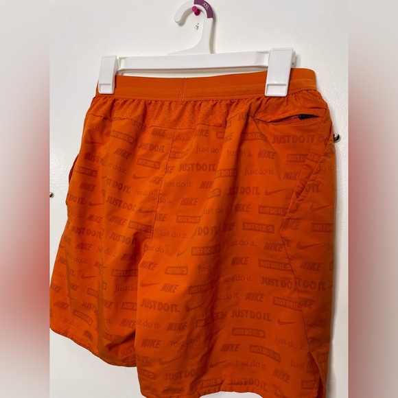 Orange Nike dry, fit, swimming trunks, size small - Picture 3 of 8